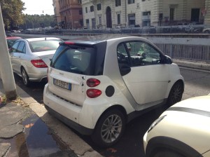 Car parking in Rome