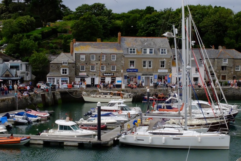 Ruth got a room with a view at Padstow. Made all those hill climbs worthwhile