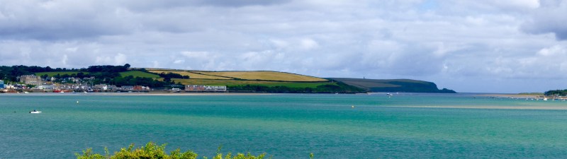 Looking back towards Padstow across the Camel Estuary
