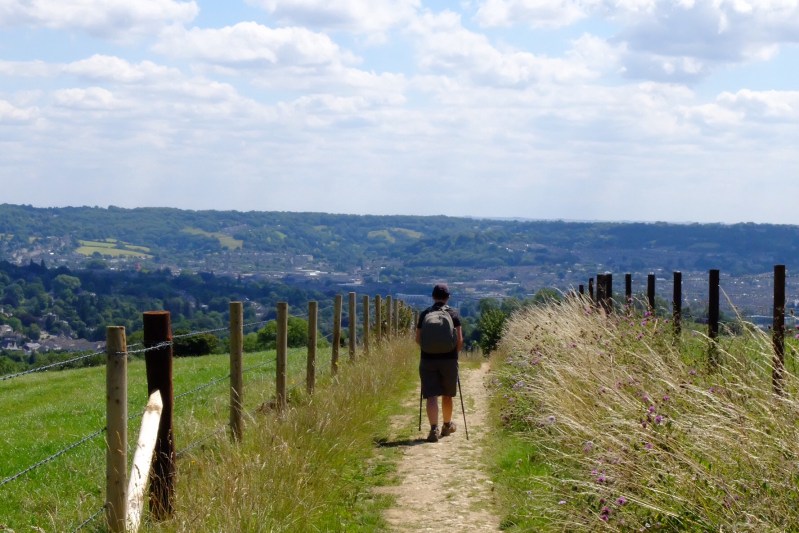 The final descent to Bath (well so we thought)