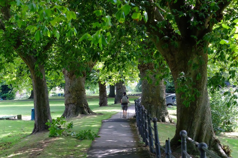 The real final descent into Bath (after climbing one last hill)