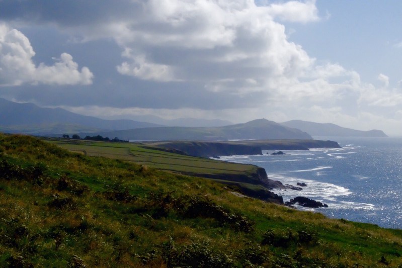 Looking back towards Dingle town from close to Slee Head