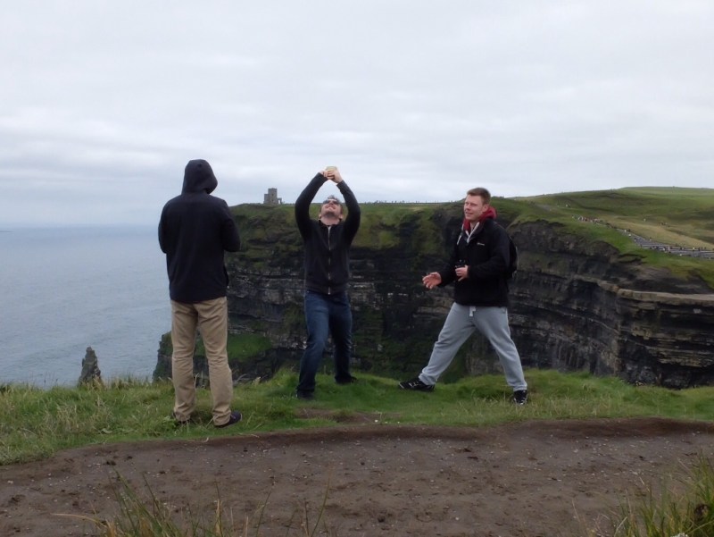 Selfie Madness at the Cliffs of Moher