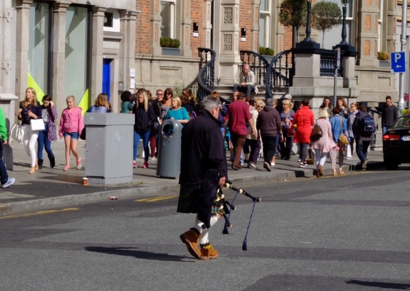 I suspect he was having whisky with Guiness chasers. The cars missed him but his team still lost the Rugby later that afternoon