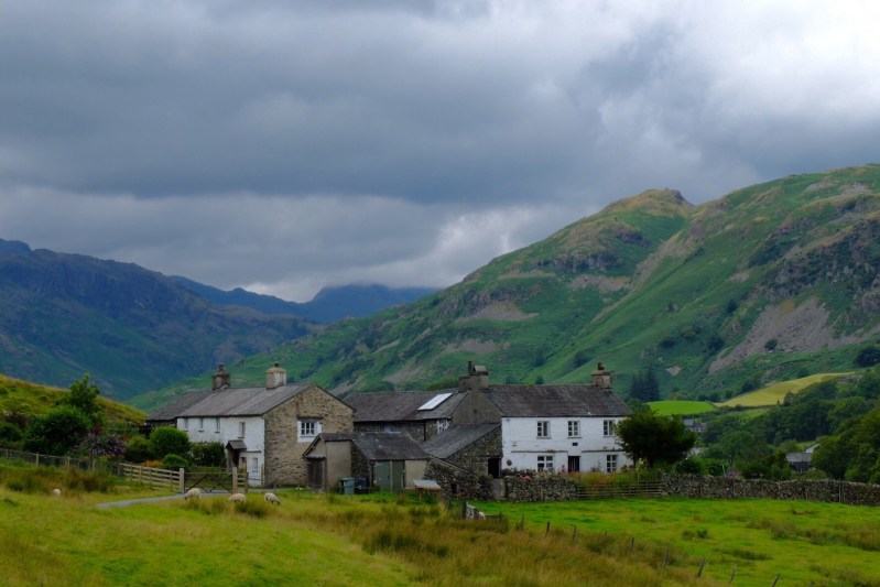 Threatening clouds and a discovery that we are in the wrong valley, duh.