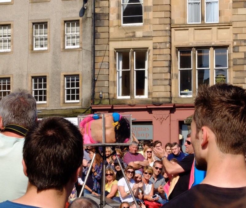 What is that in the glass cube?