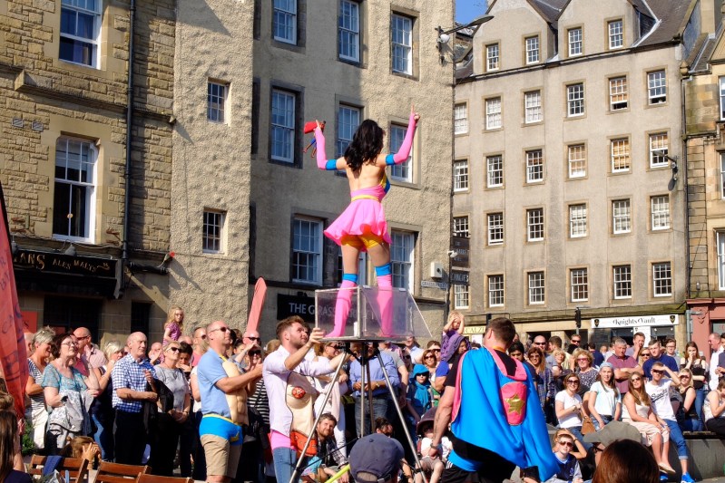 It was a person in that cube