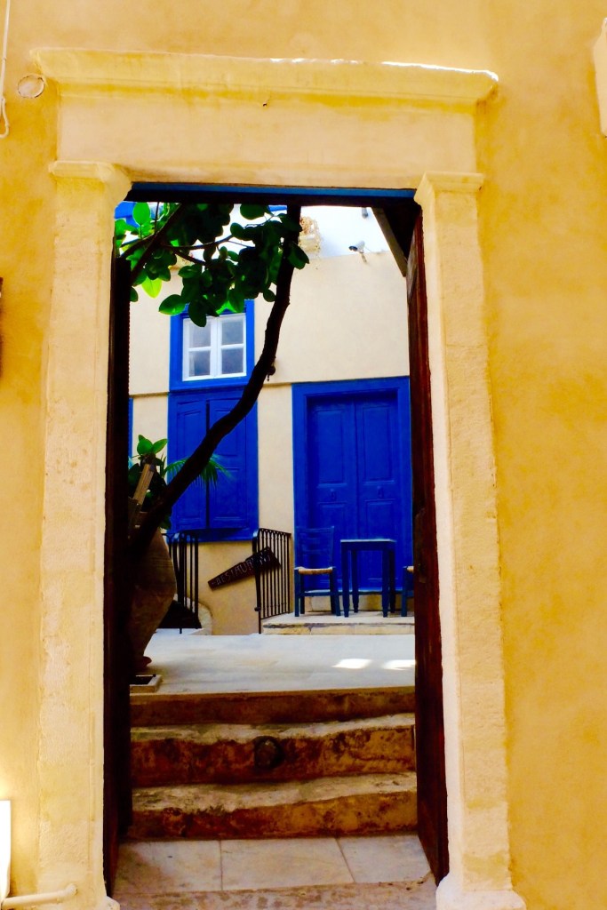 Peeking into another courtyard