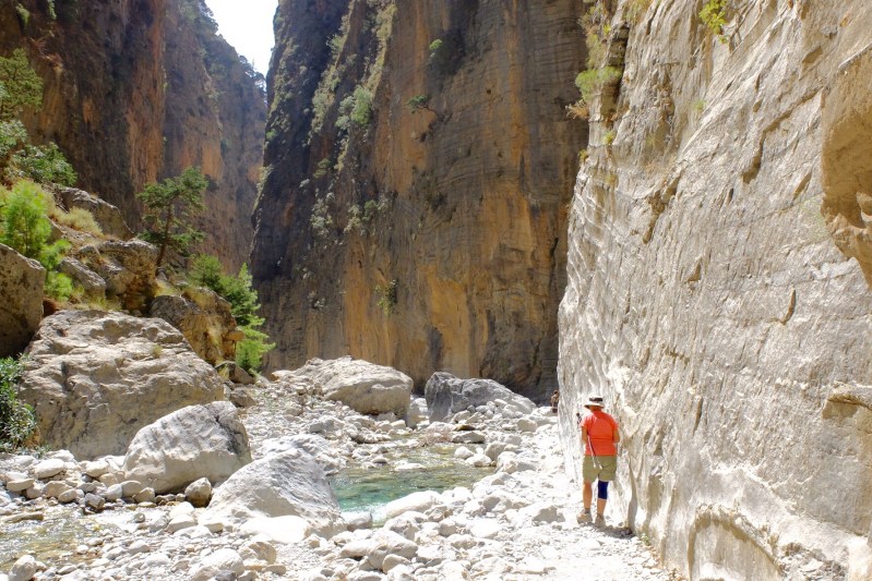 Rutth opts for the track rather than giving a demo of her skills at scaling rock faces.