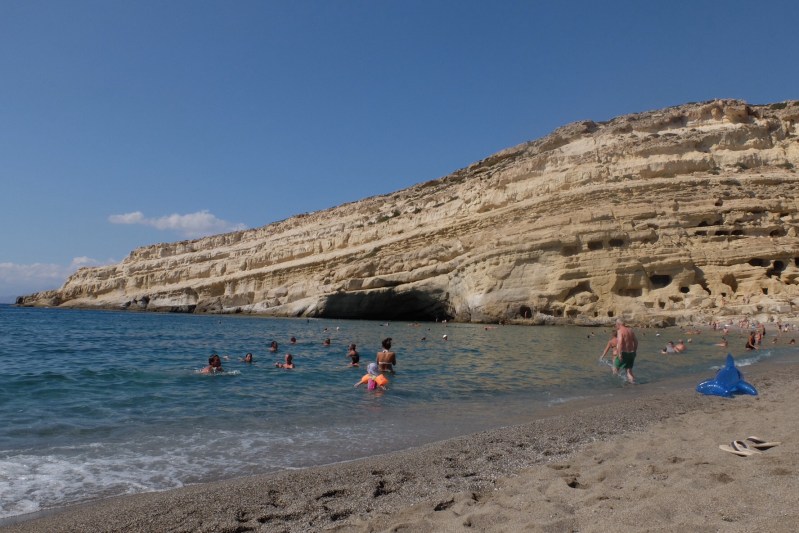 We have not been to a lot of beaches, but this one had man made caves in the cliffs, it was also a hippie hangout in the sixties, still has a very sixties and laid back feel to it. Matala