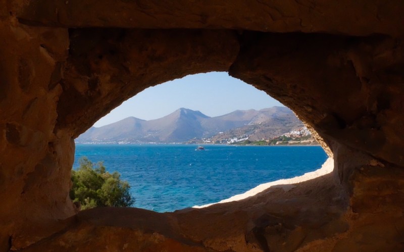 The defenders view from Spinalonga fortress
