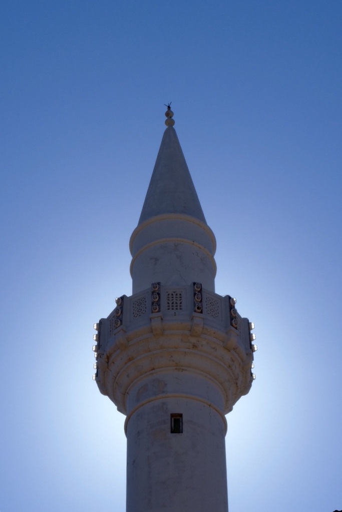 The minarets in Rhodes were a little more impressive than in Crete 
