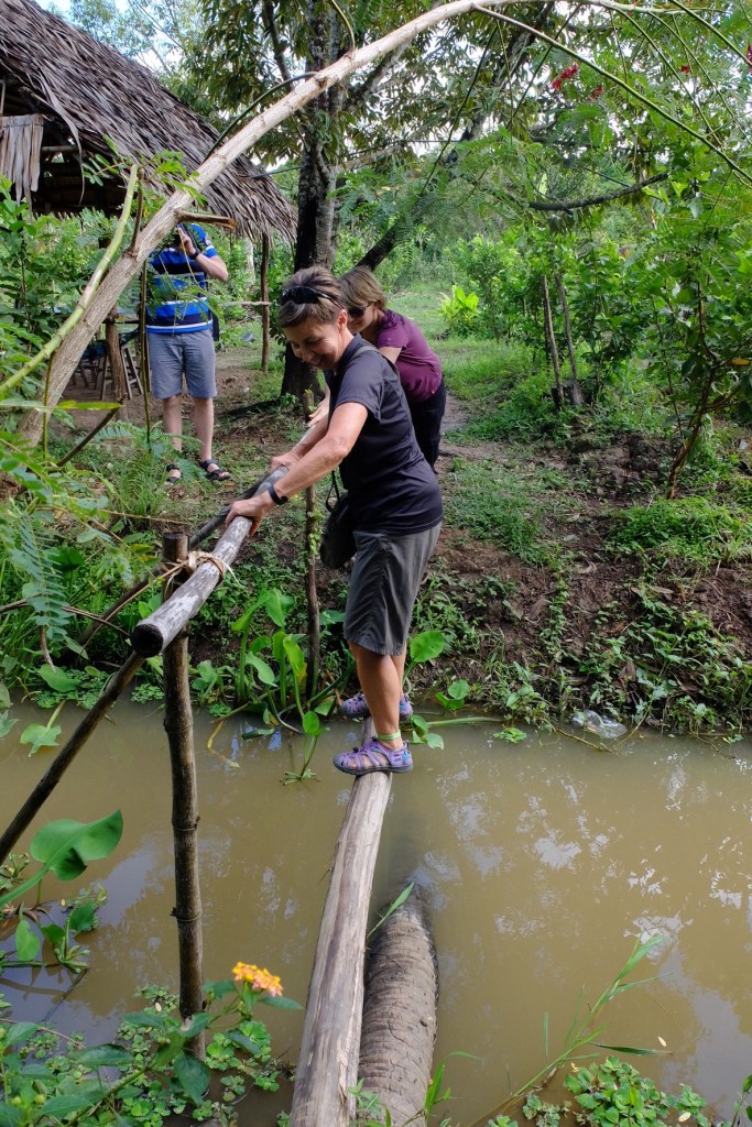 We casually mentioned the crocs (not the shoe version) to Ruth when she got to the middle.